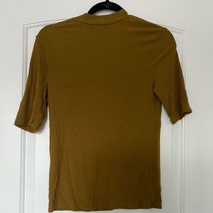 Olive green turtleneck